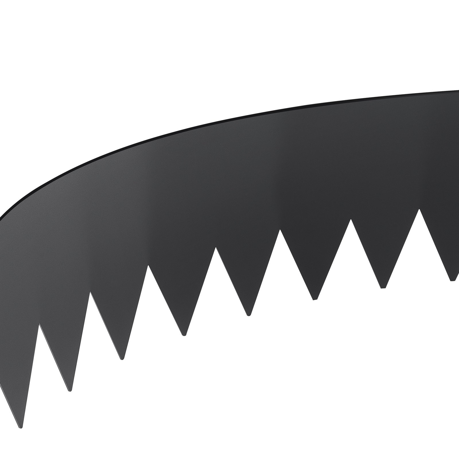 VEVOR Bordo orizzontale in acciaio, Confezione da 6 bordi per giardino in acciaio, strisce da 40" L x 8" H, Bordo martellato con 8 clip, Bordo orizzontale in metallo cortile, giardino, prato