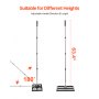VEVOR Rastrello Livellatore per Prato Campo da Golf Piastra Base 254x431 mm