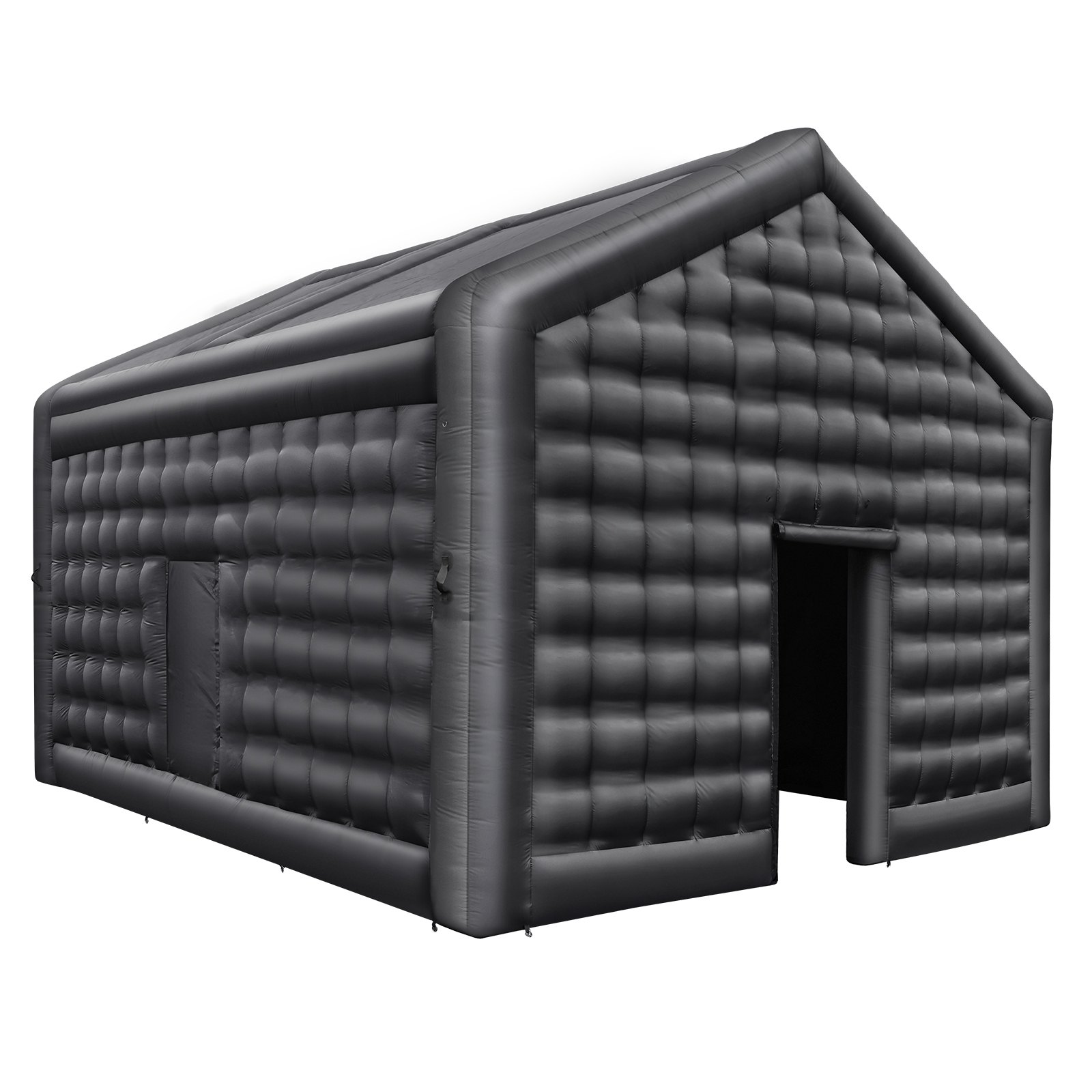 VEVOR Tenda Gonfiabile per Feste da Discoteca 5 x 4 x 3,8 m con Luci Nero