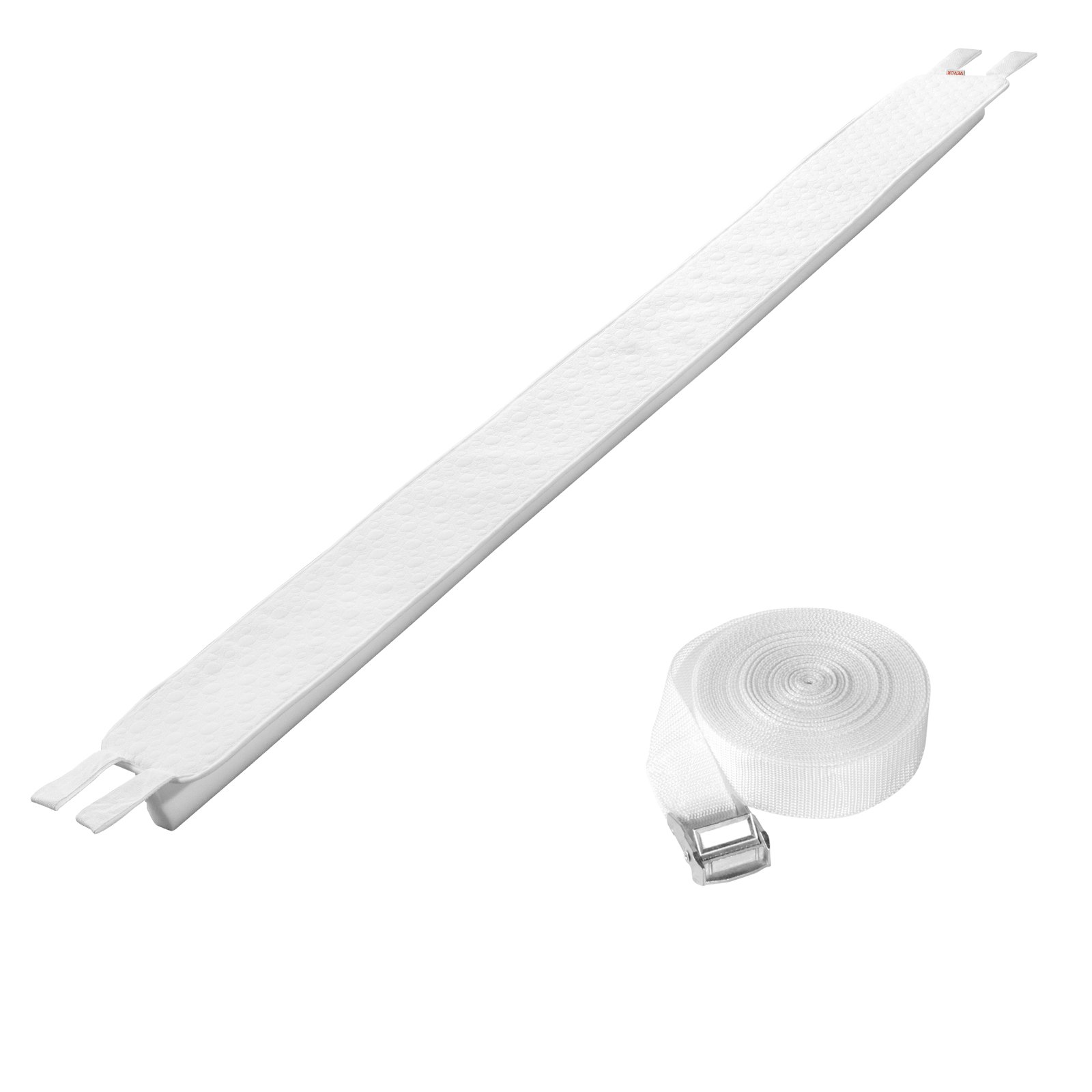 VEVOR Ponte Letto 1905 x 203,2 mm Kit Conversione Letto King Size, Riempitore per Spazi King Size Diviso per Connettori Regolabili del Materasso, Fibbia in Metallo Resistente, Schiuma di Memoria 25D