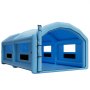 VEVOR Inflatable Paint Booth, 10 x 6 x 4 m, Inflatable Spray Booth with 950W and 1100W Blowers and Air Filter System, Round Roof, for Painting Car, Truck, Furniture, and Automotive Sheet Metal