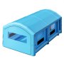 VEVOR Cabina di Verniciatura a Spruzzo Gonfiabile 10 x 6 x 4 m, Tenda Verniciatura Portatile con Soffiatori da 950W e 1100W, con Spogliatoio e Filtro, per Protezione di Piccole Imbarcazioni e Mobili