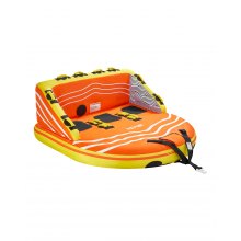 VEVOR Tubo Trainabile per Barche Capienza ca. 1-3 Persone Tappetino Gonfiabile per Barche Attività Acquatiche Carico max. 231 kg, Tubo Trainabile per Sport Acquatici Gommone Gonfiabile Feste Nautica
