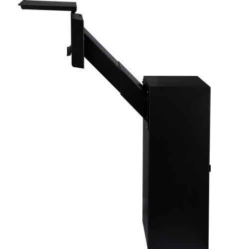 Cassetta Postale Da Muro Nera 37x37x10,5 Cm In Acciaio Zincato Con Serratura E 2 Chiavi, Resistente A Intemperie E UV