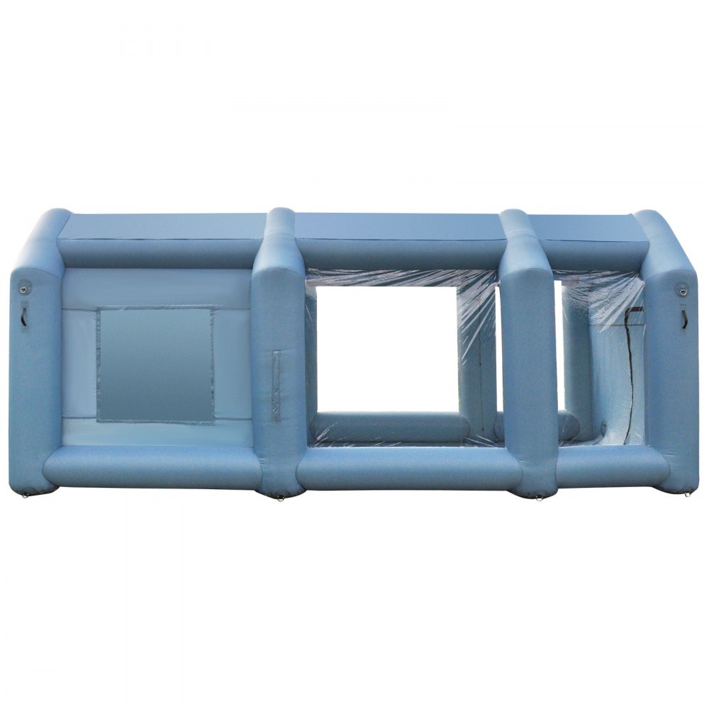 VEVOR Inflatable Paint Booth Cabina di Verniciatura Gonfiabile Auto Tenda Grigio