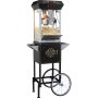 VEVOR Macchina per Popcorn, Macchina per Popcorn 850 W Peso 18,74 kg Bollitore 0,22 kg per 48 Tazze per Lotto, Popcorn Macchina Dotato di Vetro Temperato,Include 4 Misurini, Stile Cinema, Nero