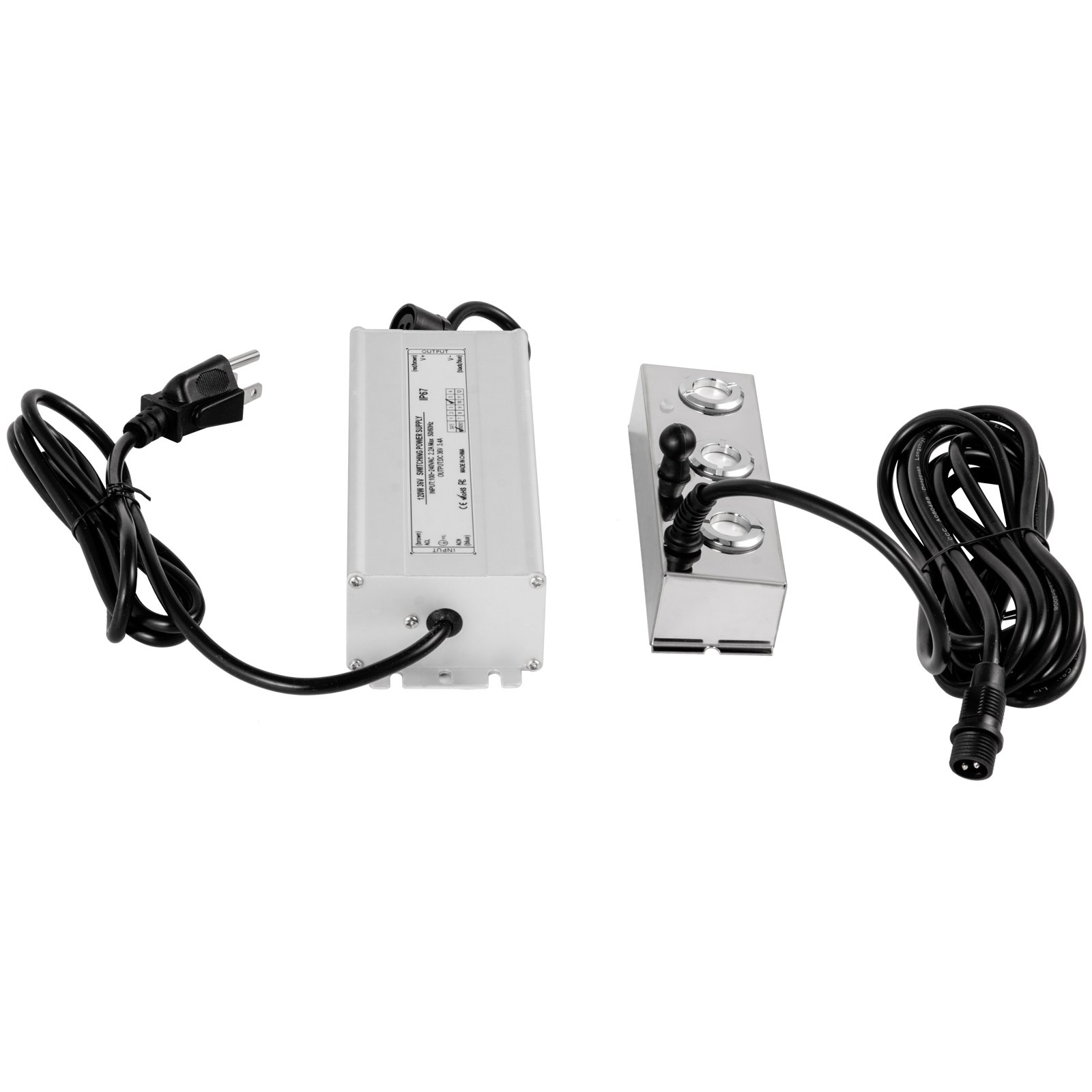 Vevor Ultrasonico Mist Maker Fogger Umidificatore Aria 3 Testa Nebulizzatore