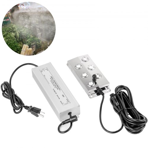 Vevor Ultrasonico Mist Maker Fogger Umidificatore Aria 6 Testa Nebulizzatore
