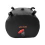 VEVOR Sacca di Stoccaggio dell'Acqua, Serbatoio di Stoccaggio dell'Acqua da 113 L, Sacca Morbida Ispessita, Pieghevole e Portatile per Irrigazione del Giardino, Campeggio, Camper, Nero