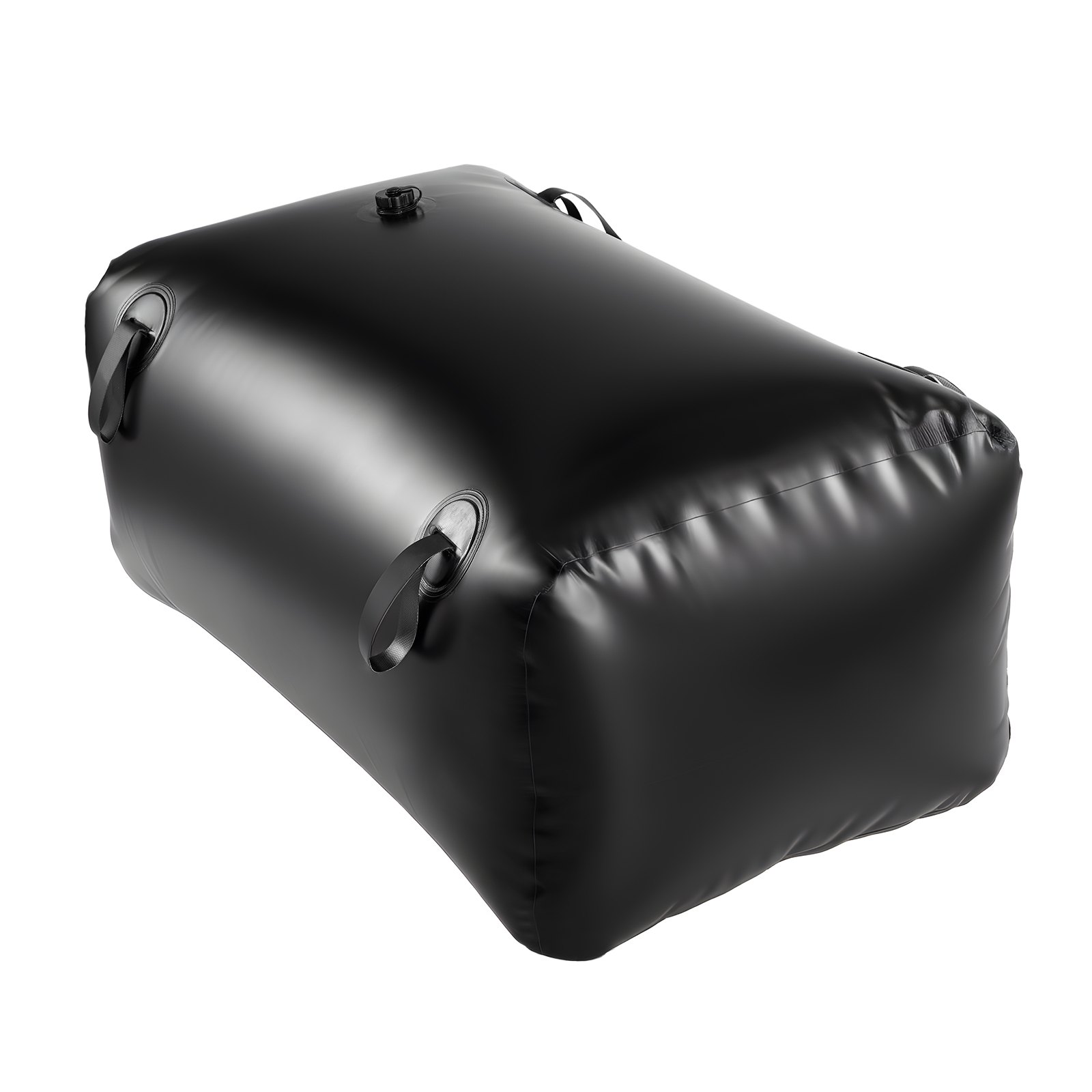 VEVOR Sacca di Stoccaggio dell'Acqua da 240 L Portatile e Pieghevole, in PVC 1000D Resistente all'Usura, Contenitori per Serbatoi per Irrigazione da Giardino, Camper, Uso di Emergenza, Nero