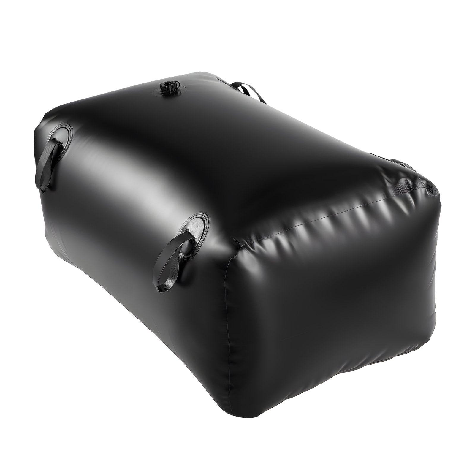 VEVOR Sacca di Stoccaggio dell'Acqua da 240 L Portatile e Pieghevole, in PVC 1000D Resistente all'Usura, Contenitori per Serbatoi per Irrigazione da Giardino, Camper, Uso di Emergenza, Nero