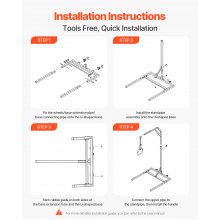 VEVOR Barra Trapezio da Letto 2 Ruote Barra Trapezio Autoportante per Anziani