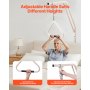 VEVOR Barra Trapezio per Mobilità a Letto con Morsetti e Catena in Metallo, Barra di Assistenza per Trazioni per Anziani e Disabili, Ideale per Assistenza Domiciliare, Ospedali, Case di Cura