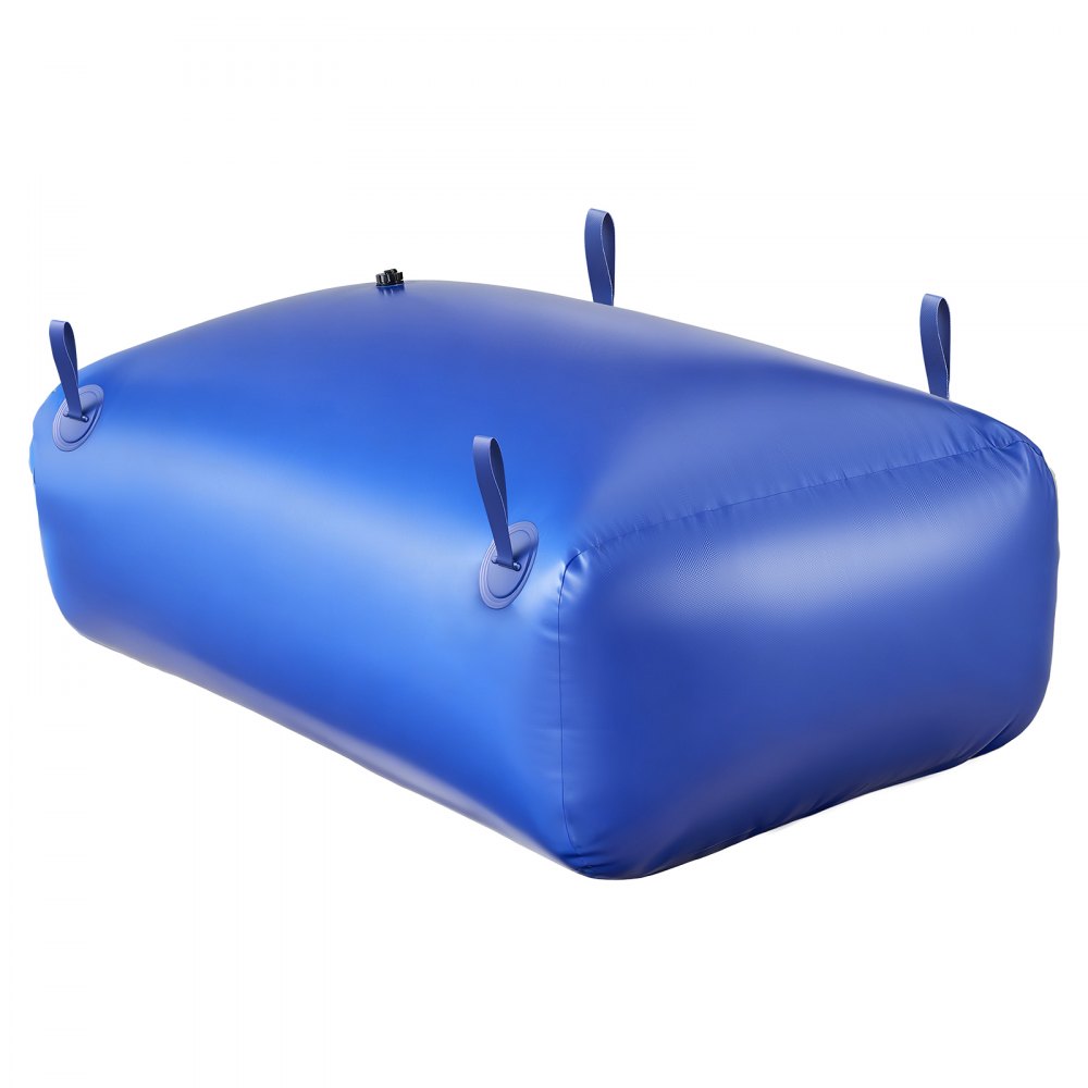 VEVOR Serbatoio dell'Acqua per Carriola, 330 L Portatile e Pieghevole, Sacca per Acqua Dolce in PVC 1000D Resistente all'Usura, per Rrigazione da Giardino, Camper, Uso di Emergenza, Blu