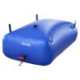 VEVOR Serbatoio dell'Acqua per Carriola, 330 L Portatile e Pieghevole, Sacca per Acqua Dolce in PVC 1000D Resistente all'Usura, per Rrigazione da Giardino, Camper, Uso di Emergenza, Blu