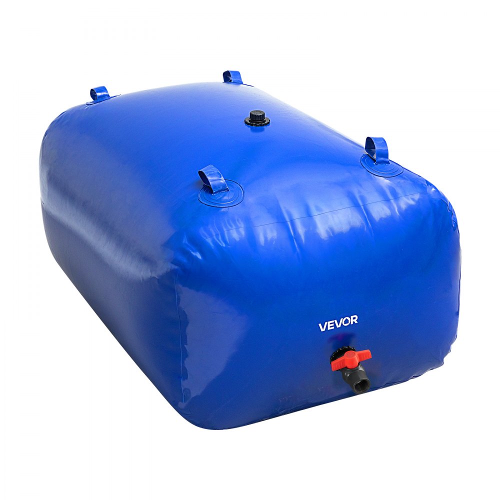 VEVOR Serbatoio di Stoccaggio dell'Acqua, 400 L Sacca Morbida Extra-Large Pieghevole e Portatile per Irrigazione del Giardino, Campeggio, Camper, Protezione Incendi, Impermeabile, Ignifugo