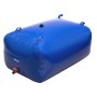 VEVOR Serbatoio di Stoccaggio dell'Acqua, 400 L Sacca Morbida Extra-Large Pieghevole e Portatile per Irrigazione del Giardino, Campeggio, Camper, Protezione Incendi, Impermeabile, Ignifugo