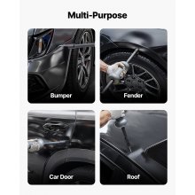 VEVOR Kit di Estrazione Ammaccature, con Martello Scorrevole da 4,54 kg, Strumento di Rimozione Danni Automobilistici per Riparazione Carrozzeria con Custodia, Asta di Prolunga, Impugnatura