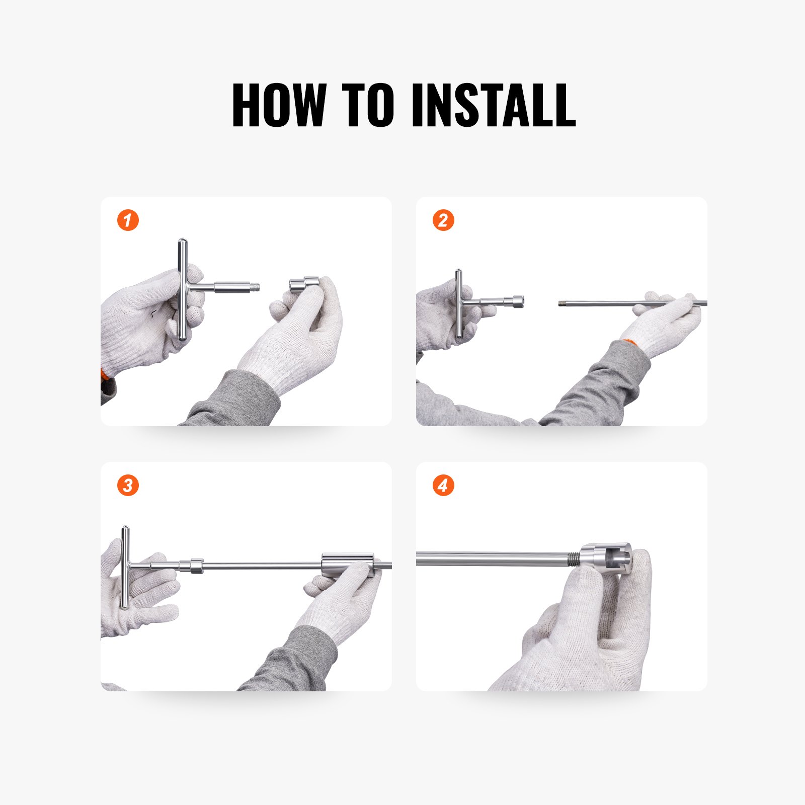 VEVOR 52-piece dent puller kit, dent repair tool set, including 20 bridge puller tabs and 2 stripping grooves, 2-in-1 slide hammer puller for dent removal, for cars, etc.