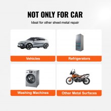VEVOR Ventosa Carrozziere Tirabolli Auto Kit 69 Pezzi Strumento per Riparazione di Ammaccature a Ponte per Carrozzeria Auto Veicolo da Garage Officina