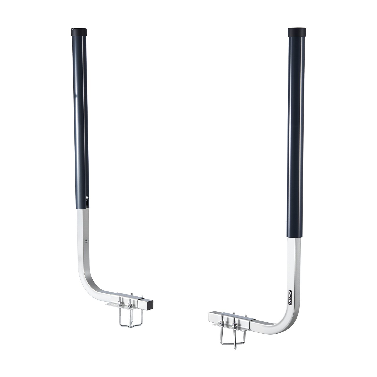 VEVOR Guide per Rimorchi per Barca da Pesca, Pali Guida Alti da 1016 mm a 1219 mm, 2 Guide per Rimorchi in Acciaio ad Alta Durezza, Pali Guida Regolabili con Tubi in PVC, per Barche da Sci