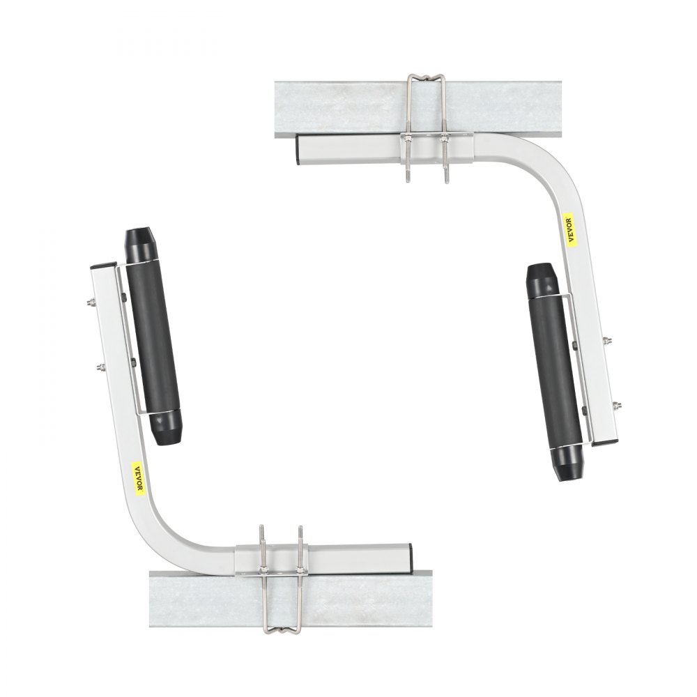 VEVOR Guide con Ruote per Rimorchio per Barca 52cm Larghezza Regolabile 19cm Guida Rimorchi per Imbarcazioni in Acciaio Zincato con Ruote per Piccole Imbarcazioni Gommoni Canoe Gommoni Barche da Pesca