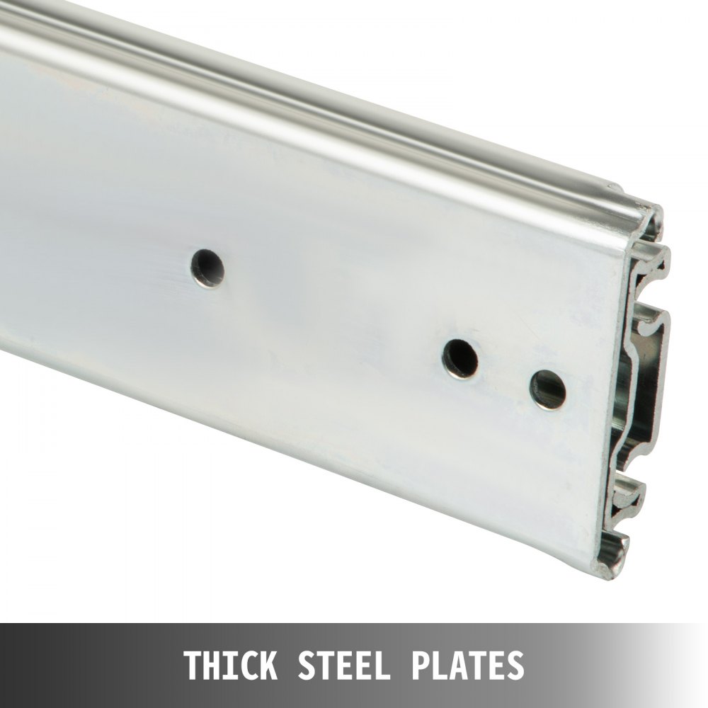 Kit Guida Scorrevole per Cassetti con Cuscinetti a Sfera 25,4 cm con Bloccaggio