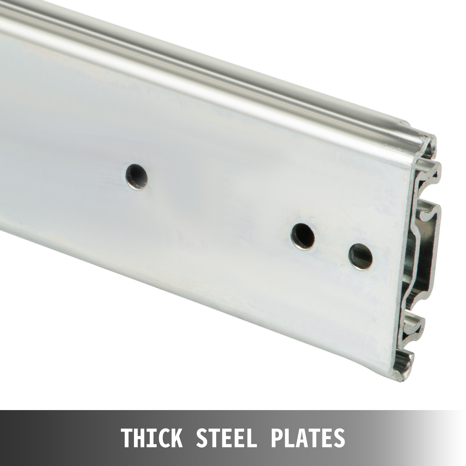 Kit Guida Scorrevole per Cassetti con Cuscinetti a Sfera 25,4 cm con Bloccaggio