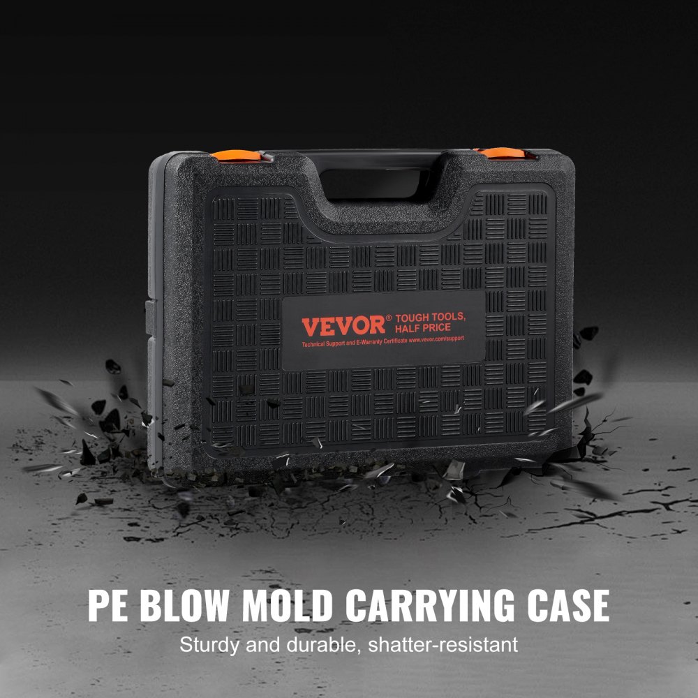 VEVOR Kit Manicotto di Trazione e Pressione da 36 pezzi, Set di Rimozione e Installazione Cuscinetti a Boccola in Acciaio, con Custodia per il Trasporto, Compatibilità Multi-Veicolo per Motori