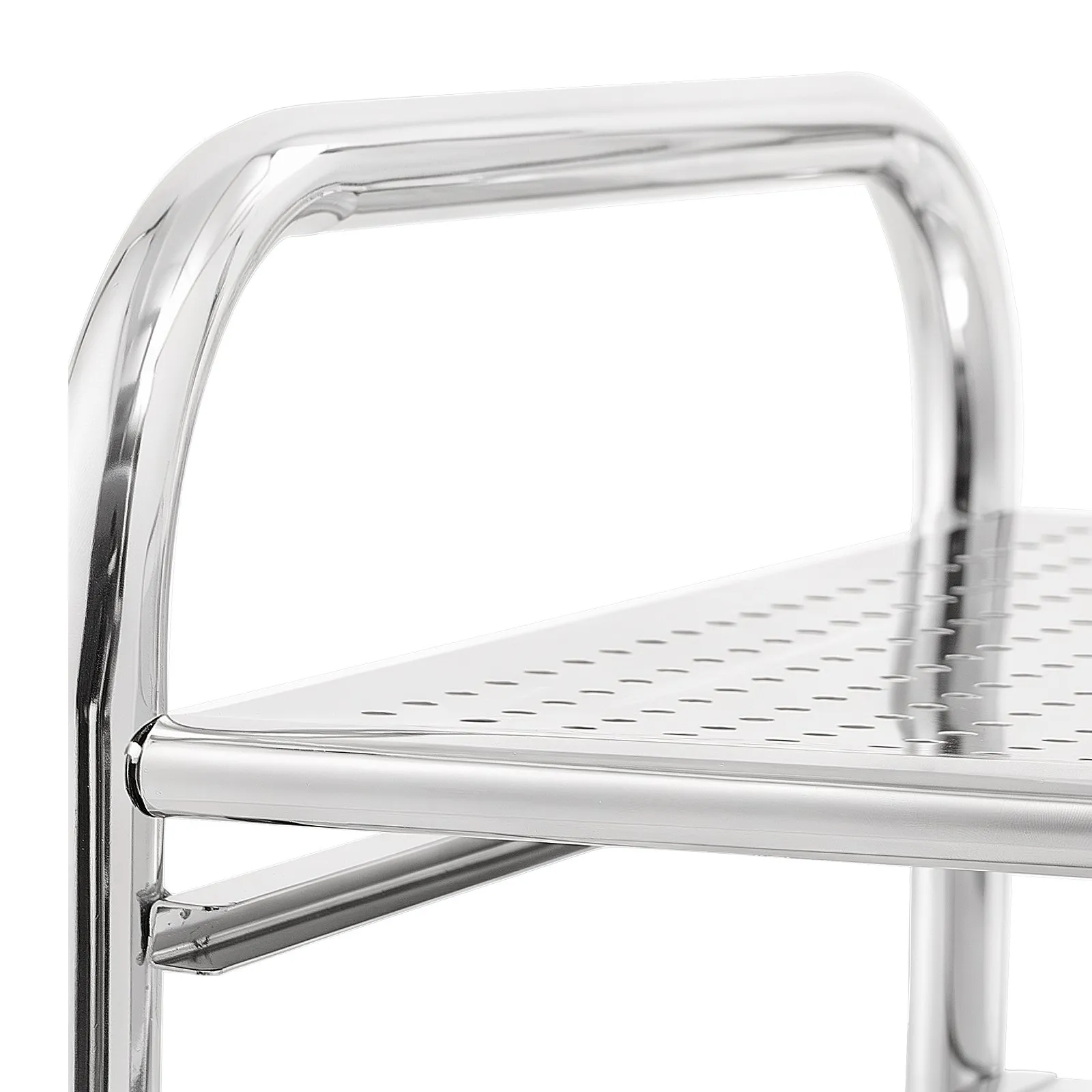 VEVOR Carrello Multiuso con Cassetti Organizer a Doppia Fila con 15Cassetti, Carrello Portaoggetti, Telaio in Acciaio Cromato, Ruote Girevoli a 360° con 2 Freni, Ideale per Ufficio, Garage e Studio