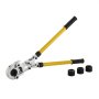 VEVOR crimping tool TH 16, TH 20, TH 26, TH 32, crimping pliers, pipe crimping tool Ø 16-32 mm, yellow, steel crimping pliers with ergonomic and non-slip handle, pipe crimping pliers 530-750 mm extendable