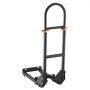 VEVOR Golf Cart Grab Bar, 450 x 235 x 905 mm, Compatible with Most Golf Carts with Metal Footplates, No Modification Needed, 27.5 to 33.5 Inch Height Adjustable Carbon Steel Rear Seat Grab Bar, Black