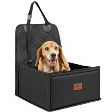 VEVOR Seggiolino Auto per Cani di Piccola Taglia Animali 12 kg Nero