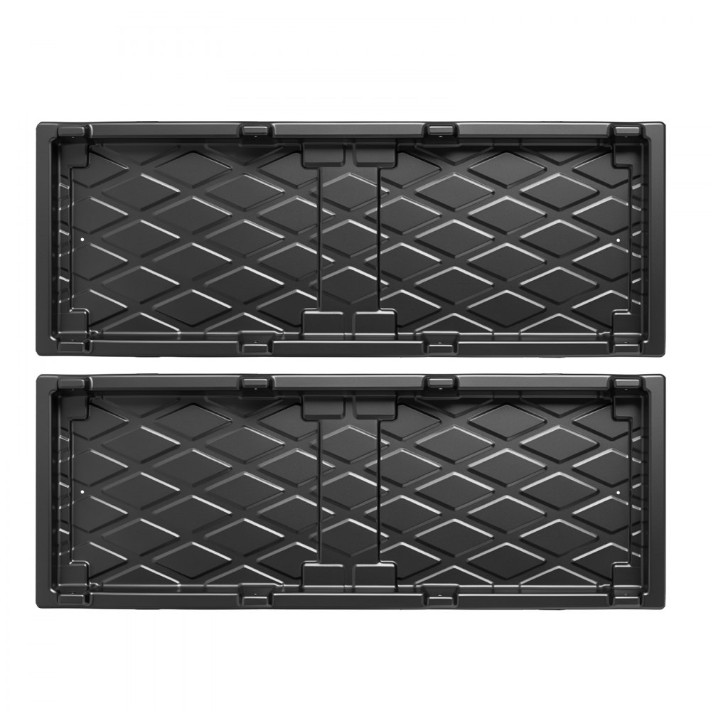 VEVOR Vassoio Estraibile per Cassone di Camion Pick-up Carico 226,8 kg Pianale Scorrevole per Cassone, in HDPE, Facile Accesso dal Portellone Posteriore, Organizer per Utensili, Valigie, Pacchi
