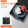 VEVOR Pompa di Trasferimento Carburante 12V 10 GPM 1/4 HP, Pompa di Trasferimento Diesel Elettrica Portatile con Ugello Carburante Flusso Elevato, Tubo Flessibile di Ingresso e Uscita