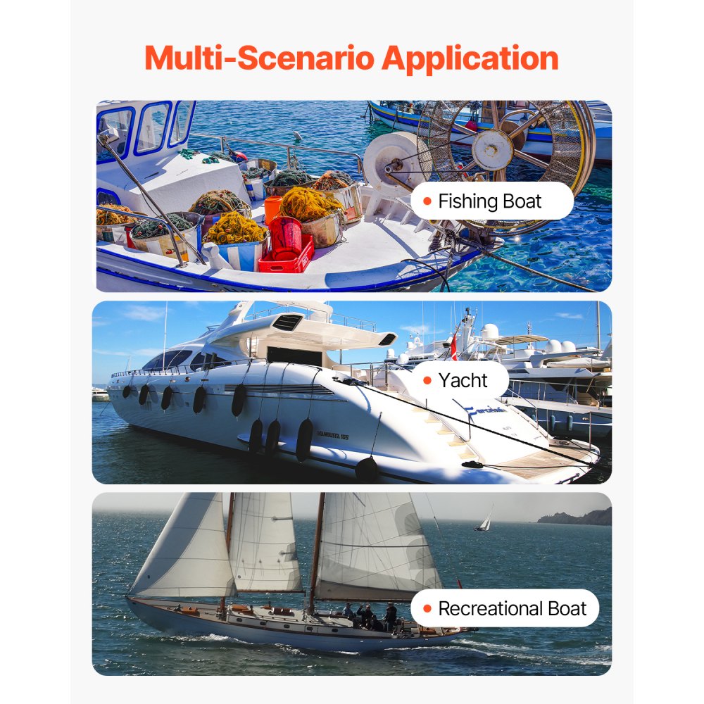 VEVOR Pompa per Pozzi Vivi per Barche, Pompa Aeratrice per Pozzi Vivi Dritta da 12 V e 100,94 L/min con Doppio Ingresso, Alloggiamento ABA e Cartuccia Motore Staccabile, per Acqua Dolce e Salata