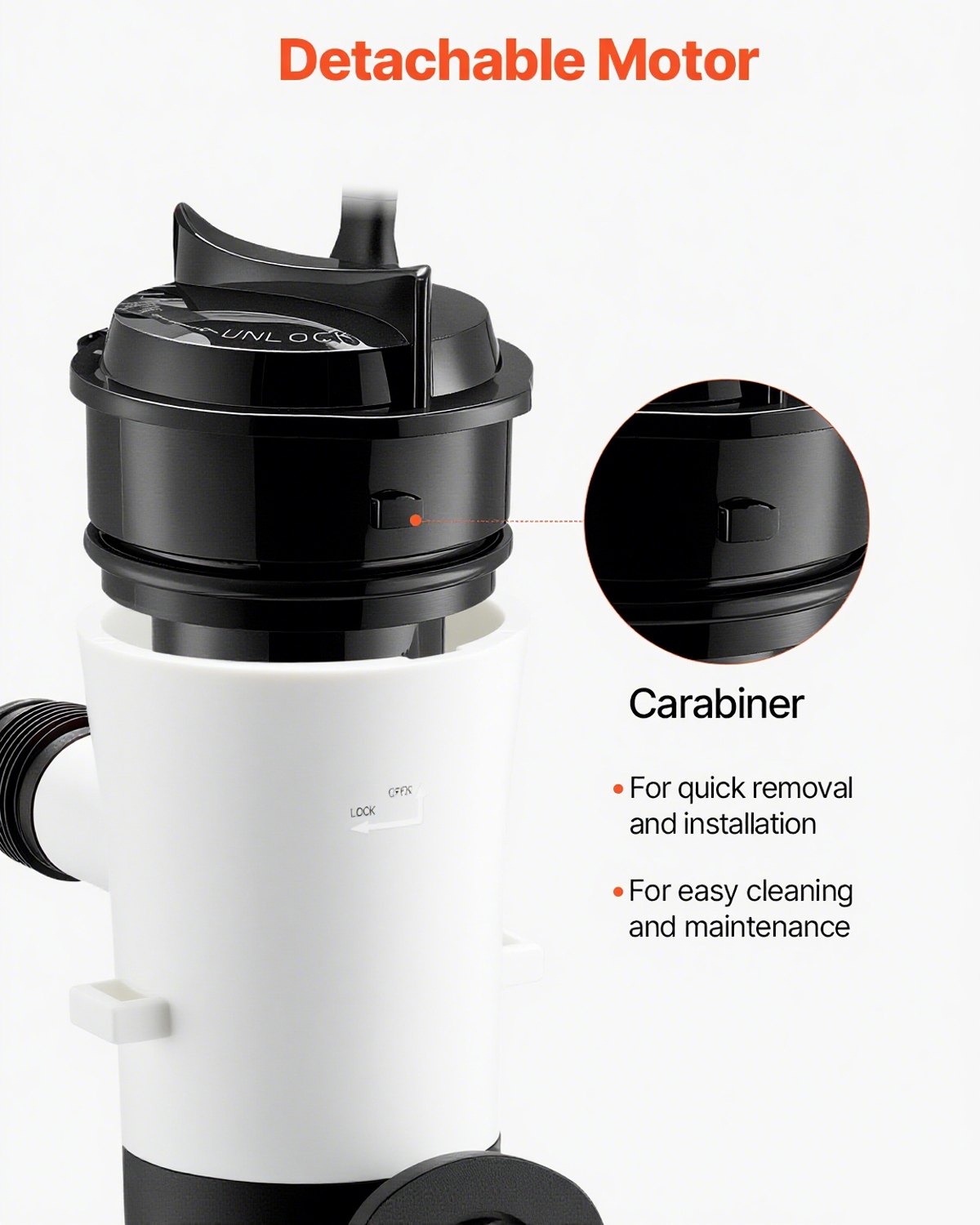 VEVOR Pompa Aeratrice per Pozzo Vivo da Barche Dritta da 12 V 800 GPH con Motore Staccabile Esche a 90 Gradi per Barche Pompa per Acqua Salata Dolce Sommergibile Resistente alla Corrosione