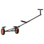 VEVOR Carrello per Rimorchio in Acciaio al Carbonio Regolabile in Altezza, Sfera Supporto Antiscivolo Pneumatici, Trasportatore per Spostamento di Rimorchi per Camper, Capacità di 190 kg