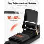 VEVOR Cinghie a Cricchetto Retrattili, 5,08 x 121,92 cm con Ganci di Sicurezza a S, 2 Pezzi Cinghie di Fissaggio a Cricchetto con Resistenza Rottura 680,4 kg, per Rimorchi, Veicoli, Barche