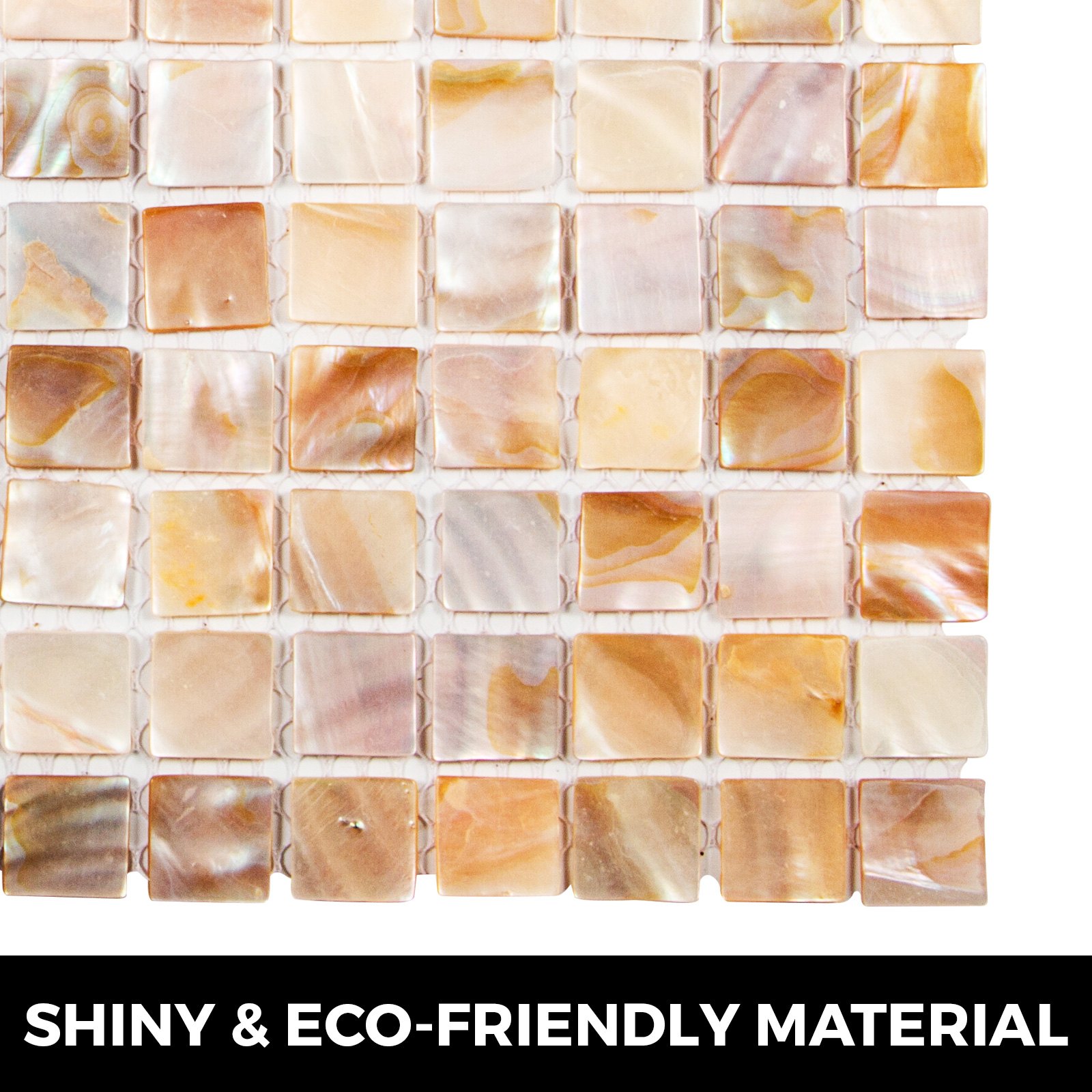 12 Pezzi Piastrella E Mosaico In Madreperla 300*300*2mm Ecologico Naturale