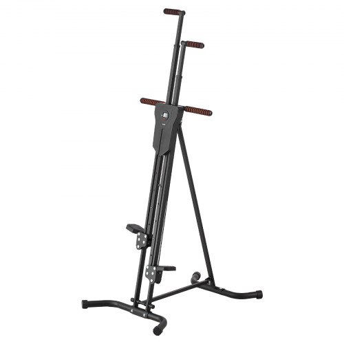 Stepper Climber Verticale Pieghevole Per Casa - Attrezzo Fitness Con Display LCD, Manubrio Regolabile, Supporto 150kg - 2
