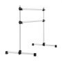 VEVOR Sbarra per Balletto Danza Classica, Sbarra Doppia Autoportante Capacità Carico 136 kg, Altezza Regolabile 170-1165 mm, in Alluminio per Danza Stretching, Allenamento dell'Equilibrio