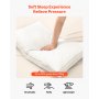 VEVOR Cuscini da Letto per Dormire, Set da 2, Cuscini da Hotel di Lusso di Qualità King Size con Imbottitura Alternativa in Piumino Originale, Soffici e di Supporto, Biancheria da Letto, Bianco