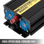 Vevor Invertitore A Onda Sinusoidale Pura 1500w Dc 12v Ac 230v Inverter Per Auto