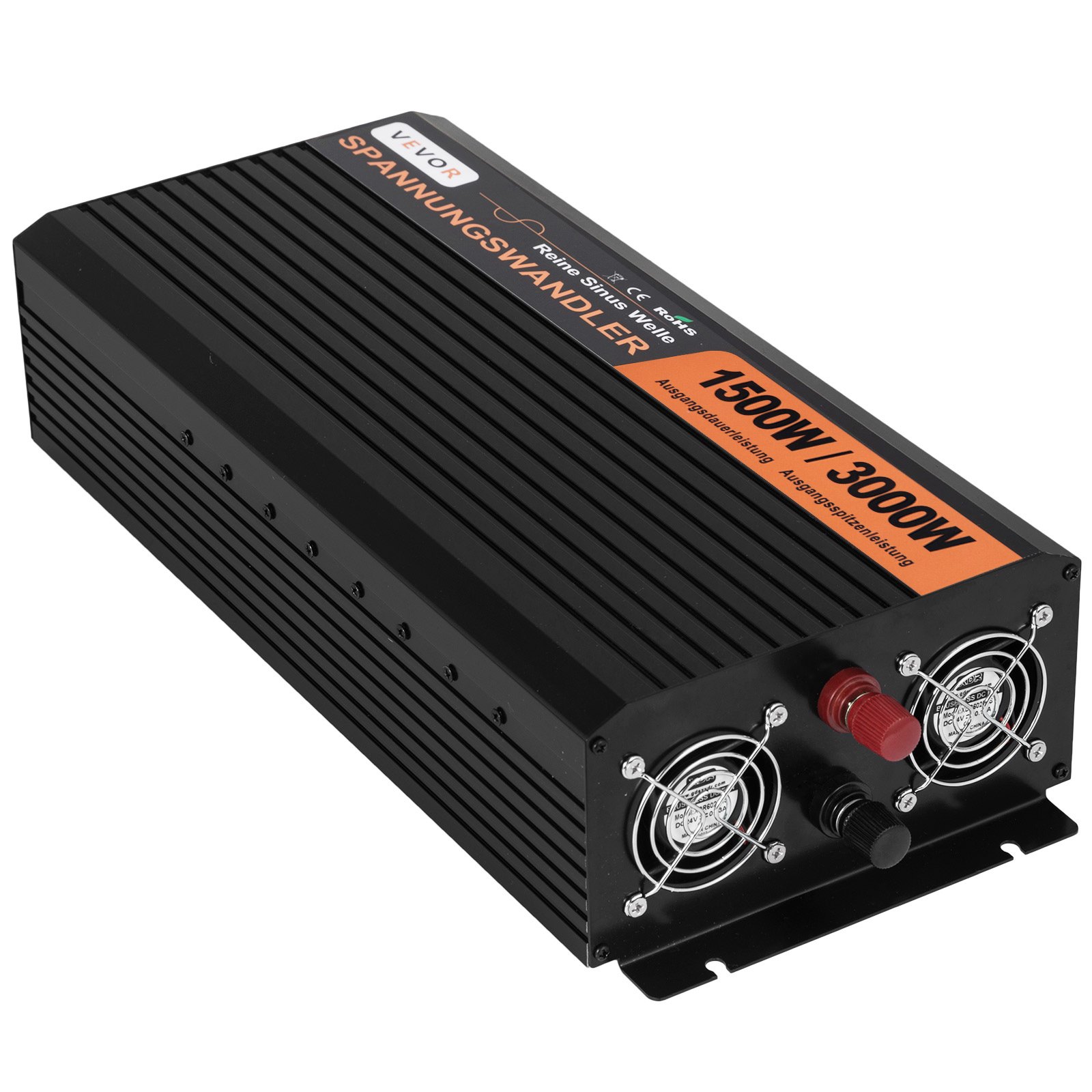 Convertitore Inverter Onda Sinusoidale Pura 1500w 3000w Dc 24v A Ac 230v Lcd