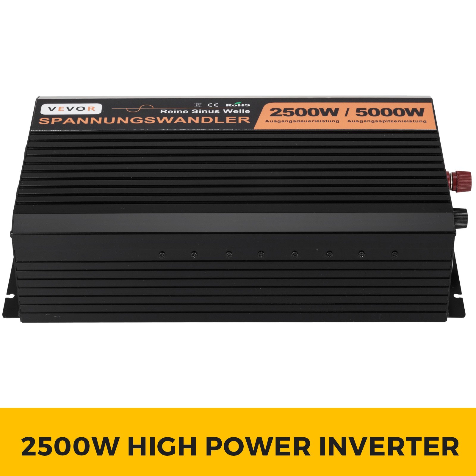 Inverter Onda Sinusoidale Pura Potenza Telecomando 2500w 5000w 24v Dc 220v Ac