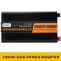 VEVOR Inverter onda pura onda sinusoidale Inverter di Potenza Sinusoidale Pura 5000W da 24V Cc a 230V Ca 50 Hz Potenza di Picco 10000W per Apparecchi