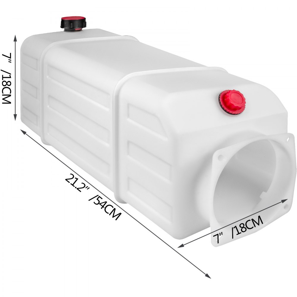 Serbatoio Pompa Idraulico Plastica Serbatoio Olio Da 13 L Rimorchio Per Auto