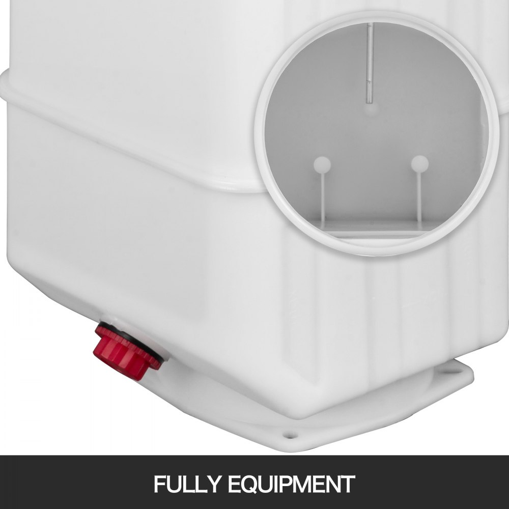 Serbatoio Plastica Della Pompa Idraulica Elettrica 7l Tank Carburante Residente