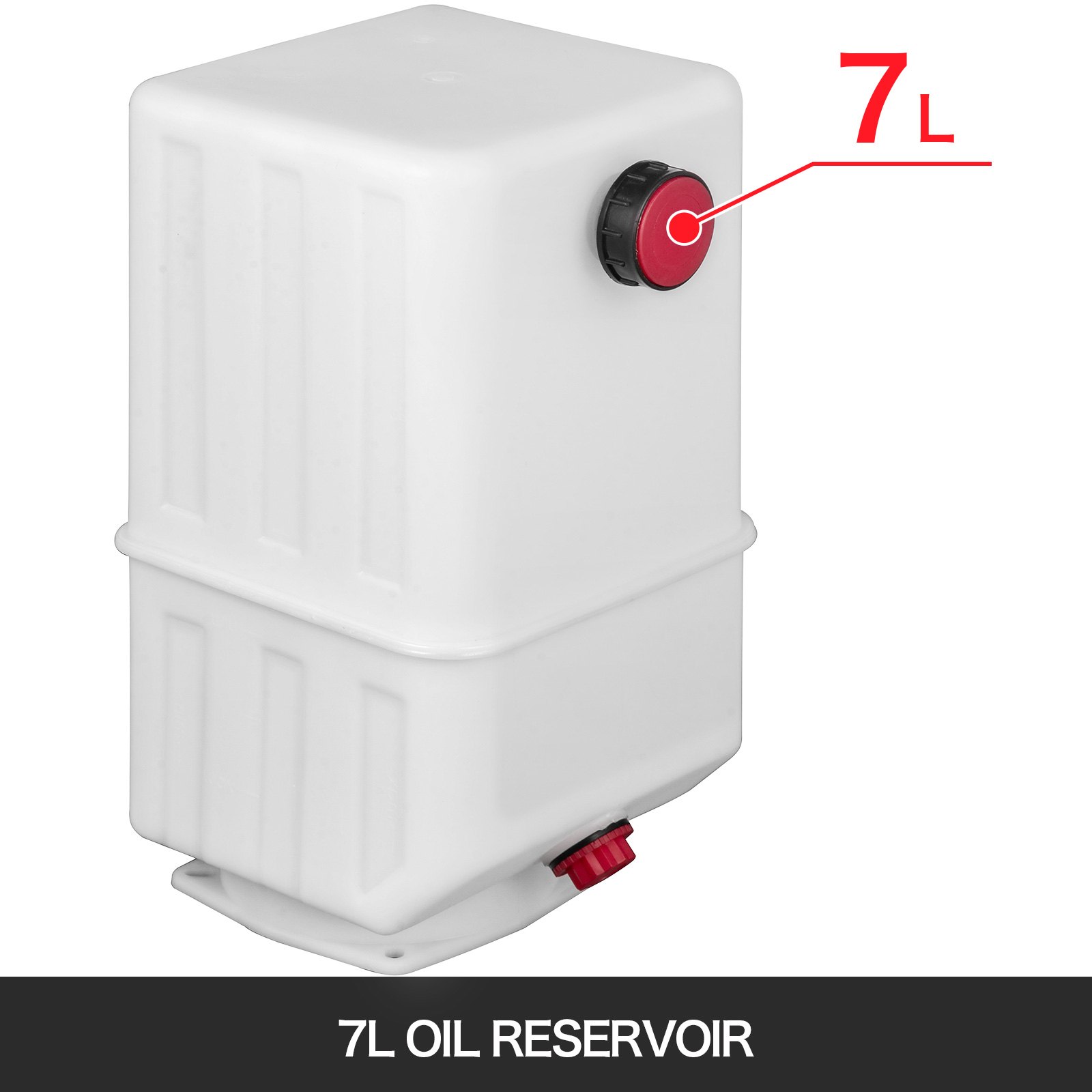 Serbatoio Plastica Della Pompa Idraulica Elettrica 7l Tank Carburante Residente